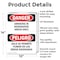 Signmission Smoking In Designated Areas Only Bilingual, 10 in W x Rectangle, Aluminum OS-2PACK-DS-A-1014-VS-1574 - alternate 9